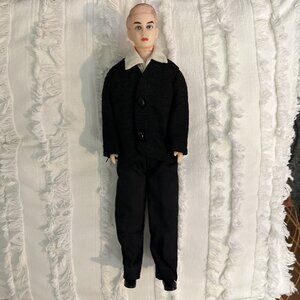 Vintage Ken Blonde Hair, Blue Eyes Doll Mattel 1960’s in Black Tuxedo